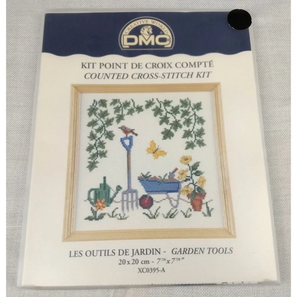 Creative World DMC Counted Cross Stitch‎ Kit Garden Tools XC0395A NIP NEW
